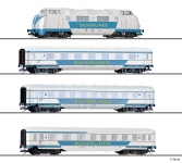 Tillig 502797 - TT - 4-tlg. Zug-Set V 200 Silverlines, Ep. III<br>Tillig TT-Club